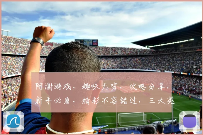 阿谢游戏，趣味无穷，攻略分享，新手必看，精彩不容错过，三大亮点等你探索